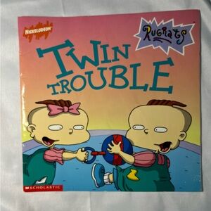 Vintage Rugrats Twin Trouble Book 1999 David Luke Nickelodeon PB Kids